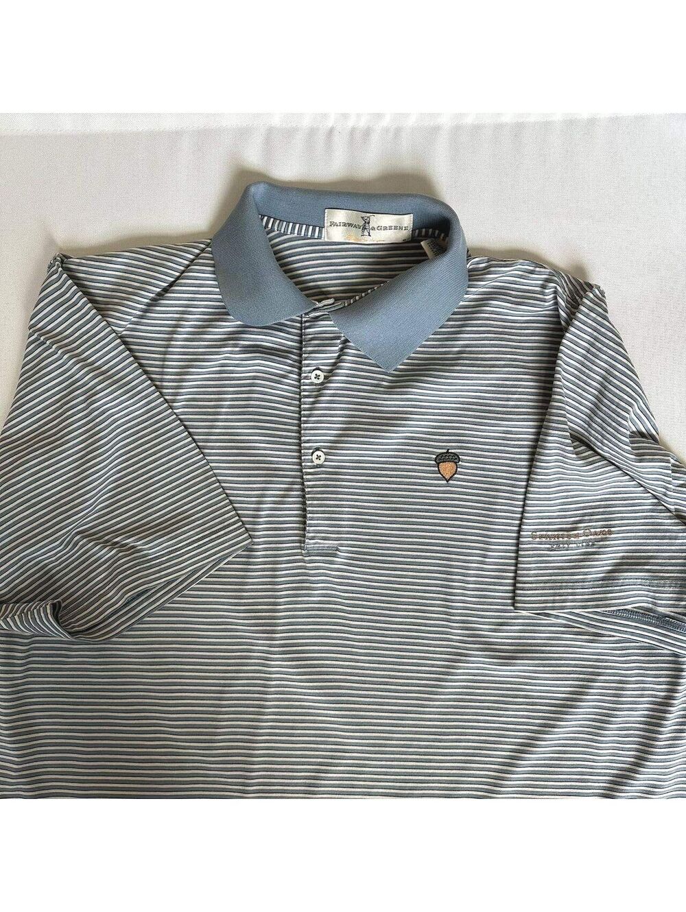 Fairway & Greene Spanish Oaks Golf Club Polo Men’s L Cotton